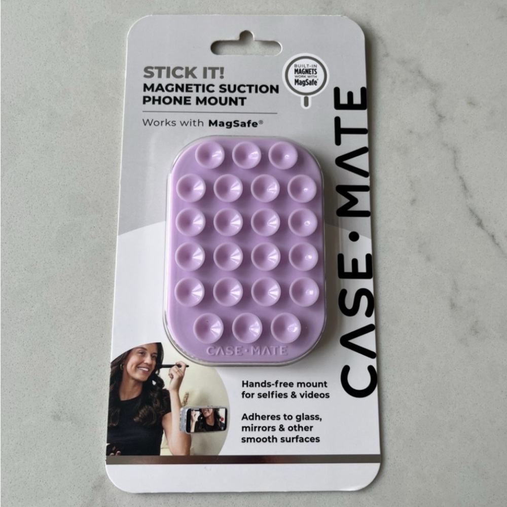 Case-Mate Purple Magnetic Suction Phone Mount